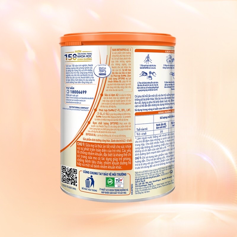 Sữa NAN INFINIPRO A2 số3 hộp 800g