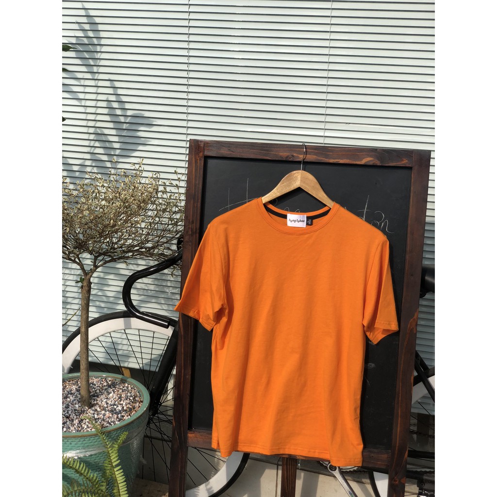 Áo thun trơn 100% cotton đủ màu chất liệu mềm mịn thoải mái Hung Tubes