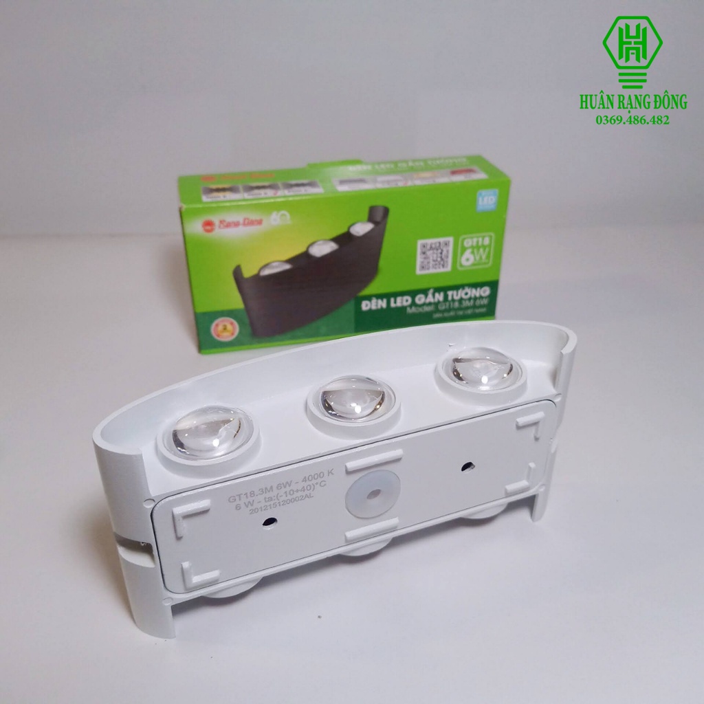 Đèn LED gắn tường Rạng Đông - Model: GT18.4M 8W