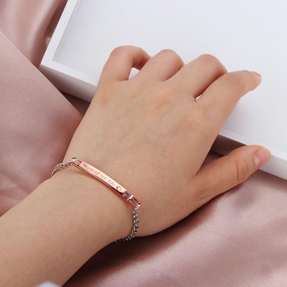 Vòng Tay Đôi Bằng Thép Không Gỉ Thời Trang