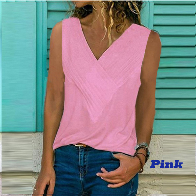 Hot sale women's 2021 European and American new style summer solid color vest bottoming shirt | BigBuy360 - bigbuy360.vn
