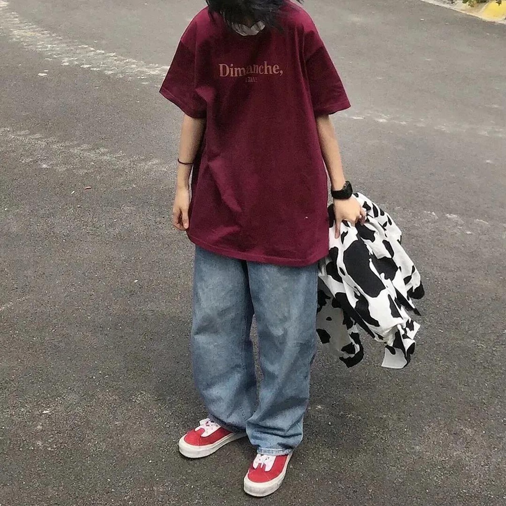 NRVP Áo thun 100% cotton tay ngắn cổ tròn thời trang mùa hè phong cách Hàn Quốc cho nữ