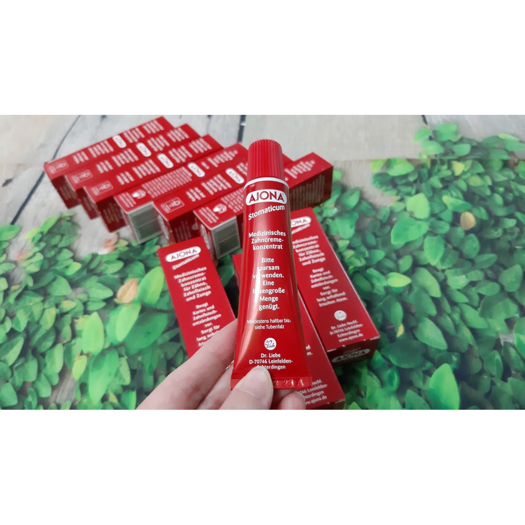 Kem đánh răng Ajona 25ml hàng Đức