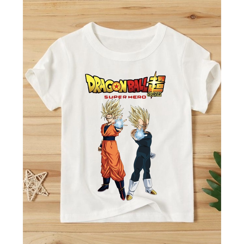 Áo thun bé trai in hình songoku  7 viên ngọc rồng cotton co giản 4 chiều thoải mái SGK03