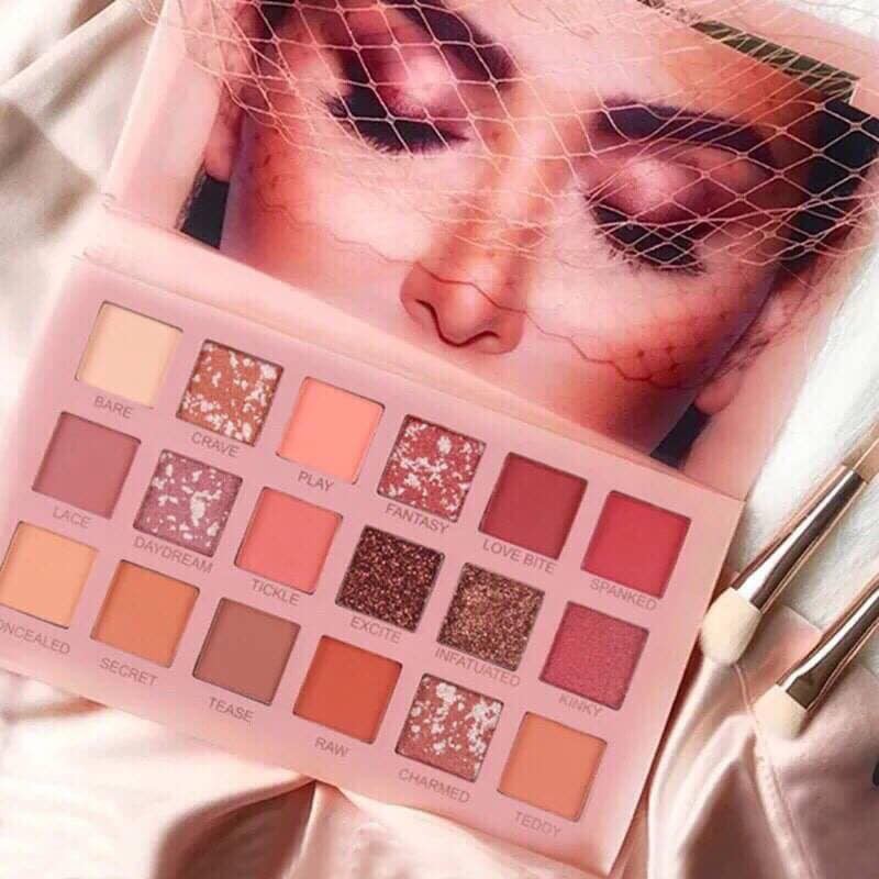 Bảng phấn mắt 18 màu Huda Beauty Nude tutu trang điểm mắt phấn mắt kiềm dầu cao cấp bắt sáng 3 ace mascara Cosmetics Ski | BigBuy360 - bigbuy360.vn