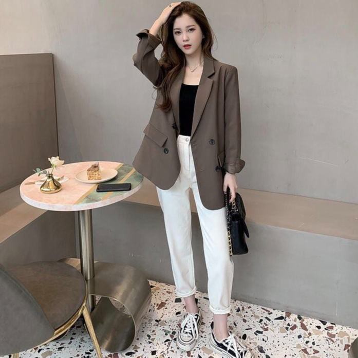 Áo Khoác Blazer Dáng Rộng Thời Trang Xuân Hè  Cho Nữ | BigBuy360 - bigbuy360.vn