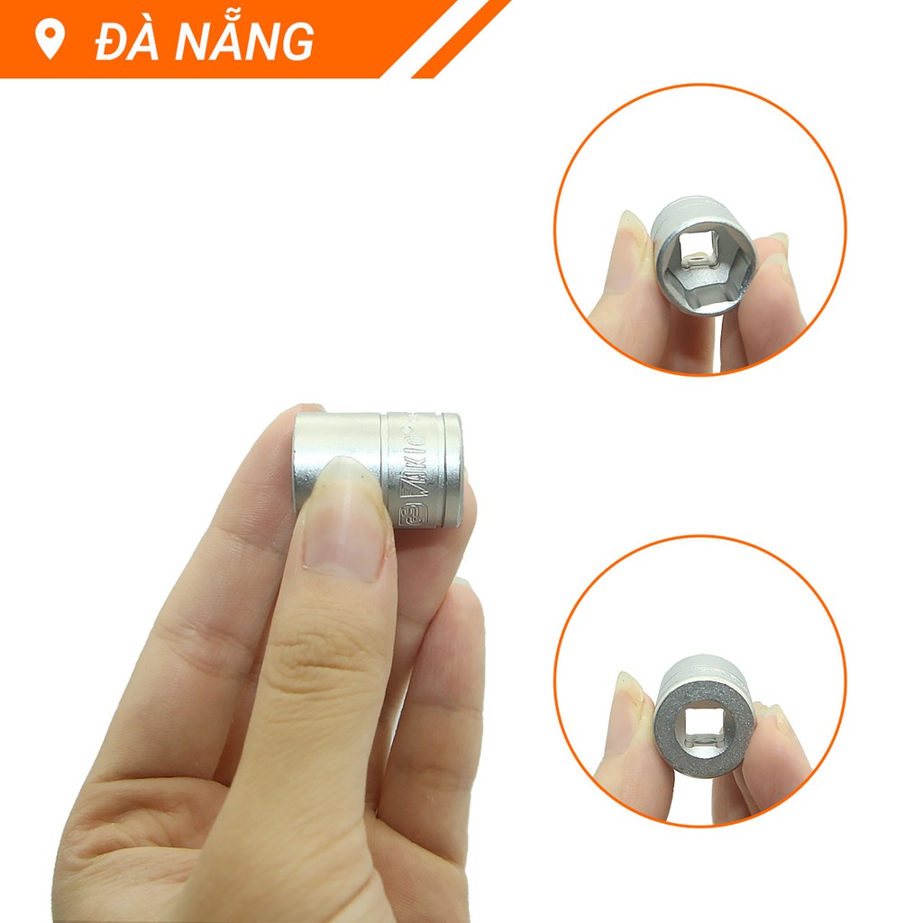 Đầu tuýp lục giác ngắn 1/4&quot;  Wakio