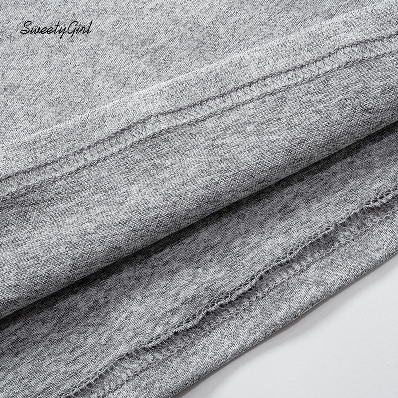 Áo Thun Tay Dài Cổ Tròn Màu Xám Trơn Thời Trang 2022 Quyến Rũ Cho Nữ