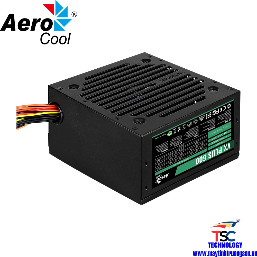 Nguồn Máy Tính Aerocool VX PLUS 600W 500W 350W 230V N-PFC Chính Hãng | Bảo Hành 36 Tháng TTBH Hà Nội Và Sài Gòn