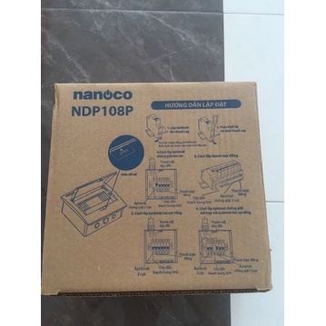 Tủ điện âm tường Nanoco NDP108P (4-8 Module)