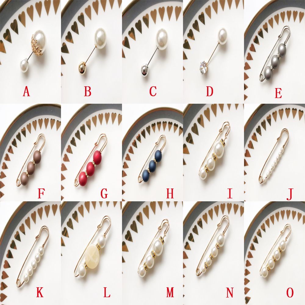 Ghim Cài Áo Đính Ngọc Trai Sang Trọng Thời Trang