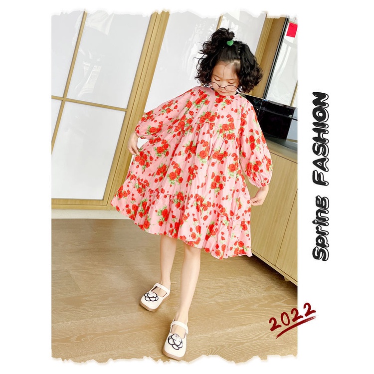 Giày Búp Bê Da Đính Hoa Ngọc Trai Thời Trang Mùa Xuân Dành Cho Bé Gái 2022