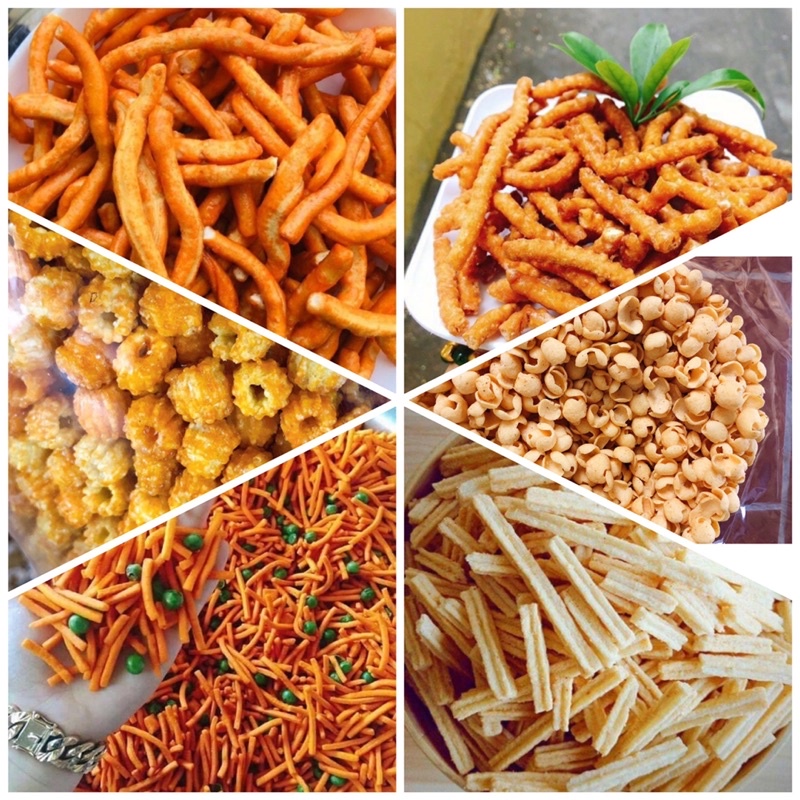 500gr snack TÁ LẢ siêu ngon siêu giòn mix 6 loại