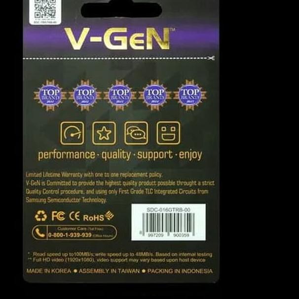 Thẻ Nhớ Sd Sdxc Vgen 64gb Class 10