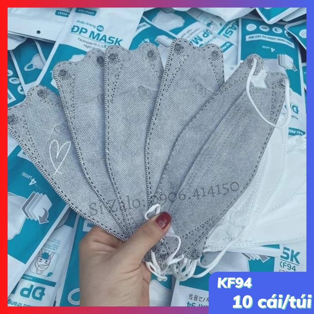 Set 40 khẩu trang KF94 , tiêu chuẩn Hàn Quốc - HOT 2022