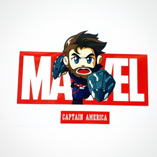 Sticker ủi áo bộ Marvel