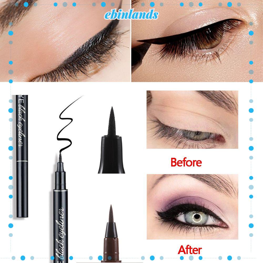 [Hàng mới về] Bút kẻ mắt nước ngòi mềm màu đen trang điểm làm đẹp lâu trôi