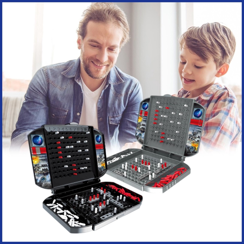 Bộ Trò Chơi Board Game Battle Battle Ship Luyện Tập Trí Não Cho Trẻ Em 8-12 Người