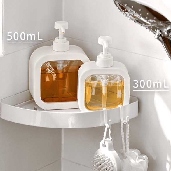 Chai nhựa rỗng trong suốt cao cấp đựng dầu gội,sữa tắm,xà phòng tiện dụng nhiều dung tích CN561