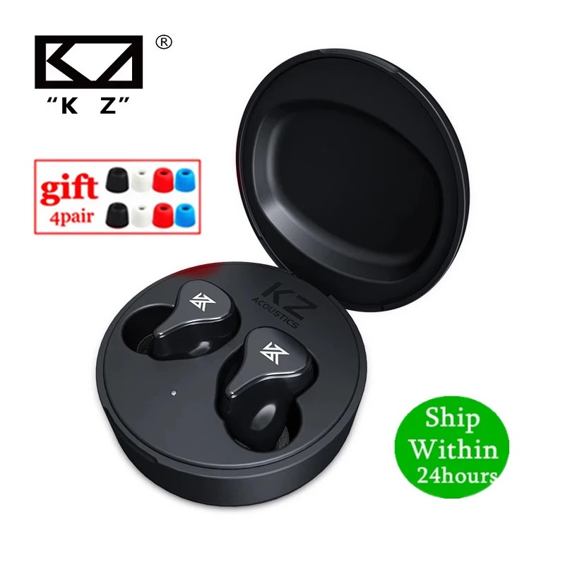 Kz Tai Nghe Nhét Tai z1 pro tws Không Dây Chống Ồn Kết Nối bluetooth hifi Phong Cách Thể Thao