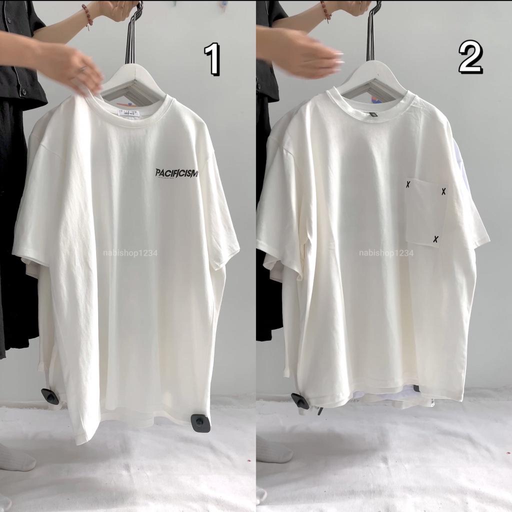 Áo Thun Nữ Tay Lỡ Form Rộng Unisex Trắng Mã QCTH10 - Nabishop1234 ( VIDEO TỔNG HỢP)