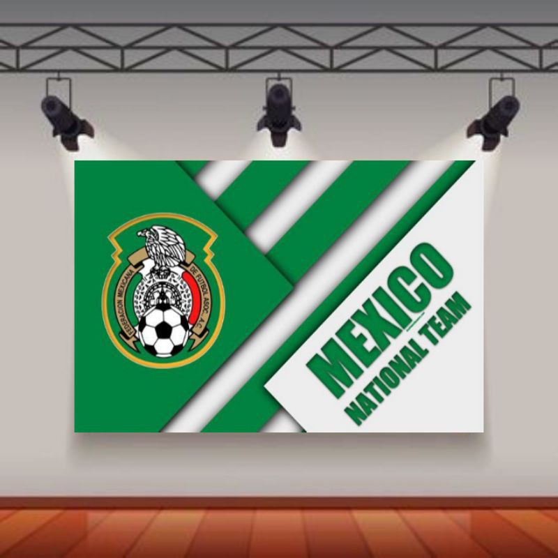 Tranh Treo Tường Hình Đội Tuyển Mexico A3 + / No