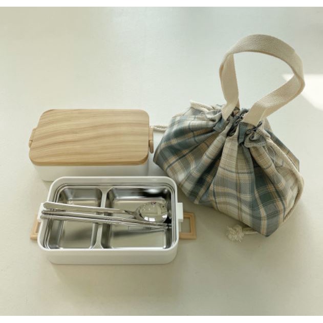 Hộp cơm nóng không gỉ Dasoda có túi