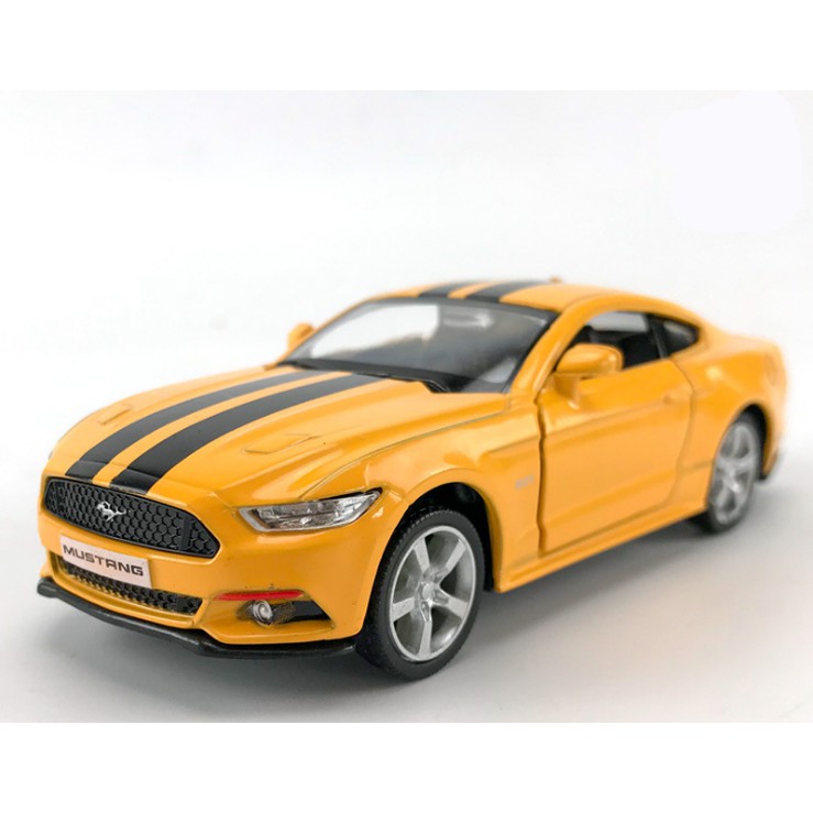 Mô hình xe hơi Ford Mustang JC007 lên dây cót đồ chơi bằng kim loại tỉ lệ 1:36