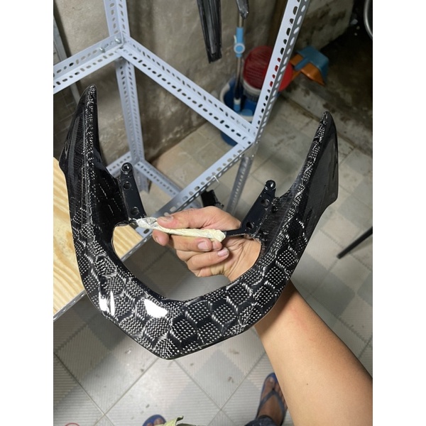 Combo bộ 4 món Carbon Fiber cho Honda Future 125