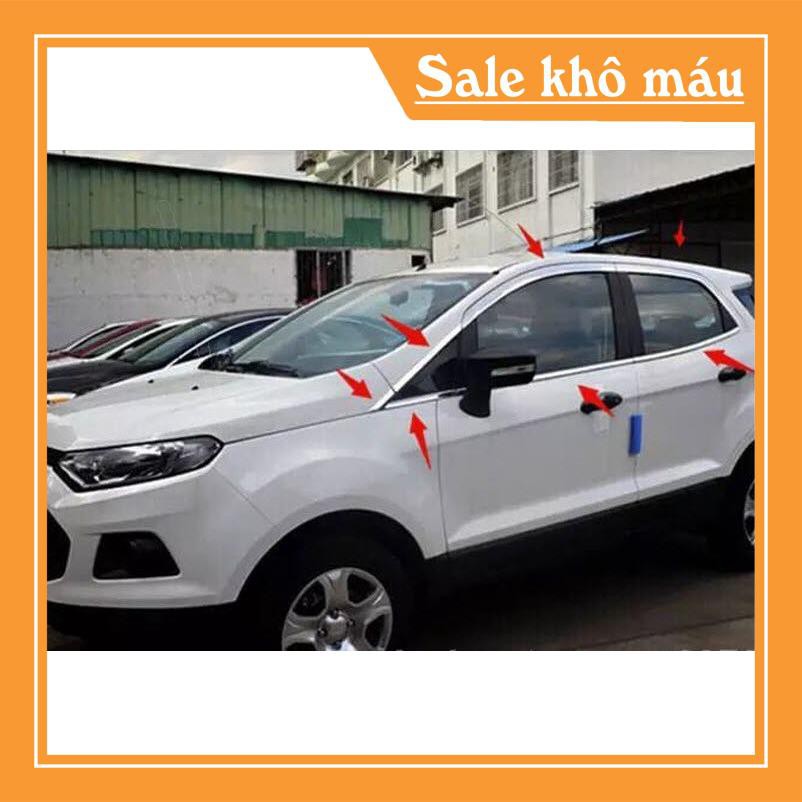 Nẹp chân và cong kính Ford Ecosport Hàng cao cấp