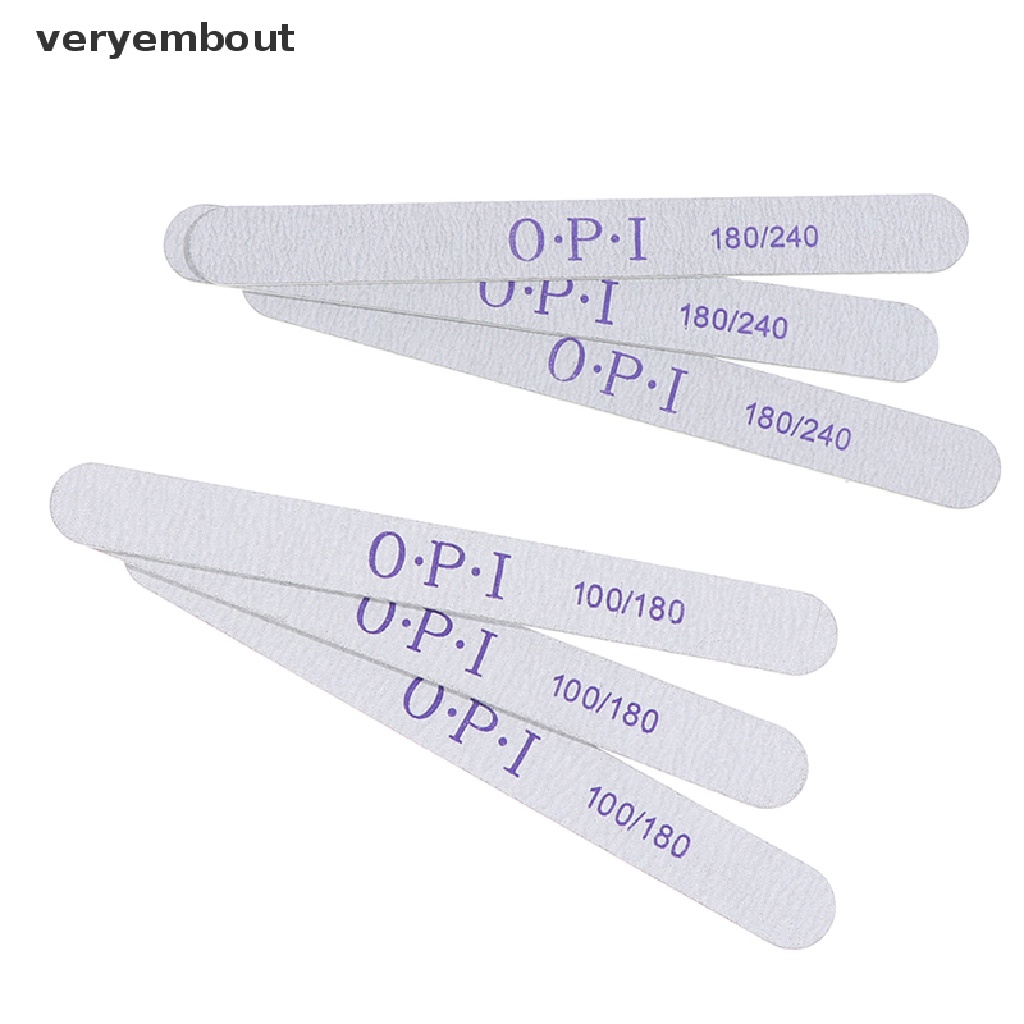 [Hàng mới về] Set 10 dụng cụ dũa móng hai mặt bằng gỗ dày tiện lợi