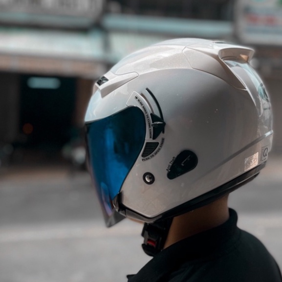 KÍNH CHE MẶT BẢO HỘ NÓN 3/4 KYT VENOM OPEN FACE - 32VS