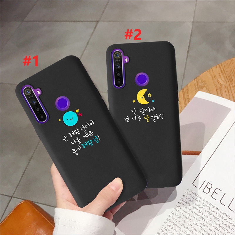 Ốp điện thoại cặp in hình mặt trăng/mặt trời dễ thương cho OPPO A12 A3S A5S A71 F11 A5 A9 2020 F11Pro Realme 3 5 5Pro C2 | BigBuy360 - bigbuy360.vn