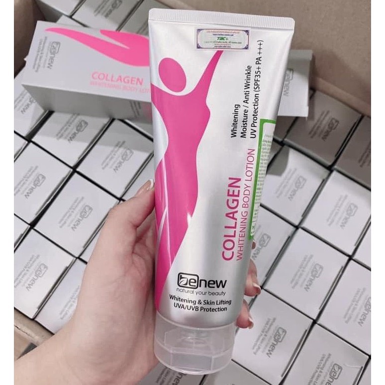 Kem dưỡng trắng da nâng cơ BODY BENEW COLLAGEN WHITENING Hàn quốc 200ml/ Hộp