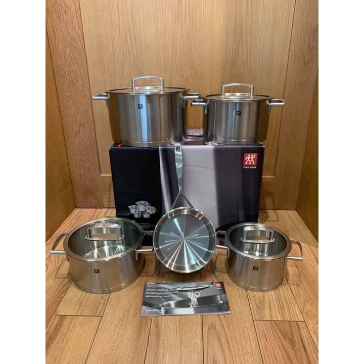Bộ nồi ZWILLING VITALITY - Vung kính