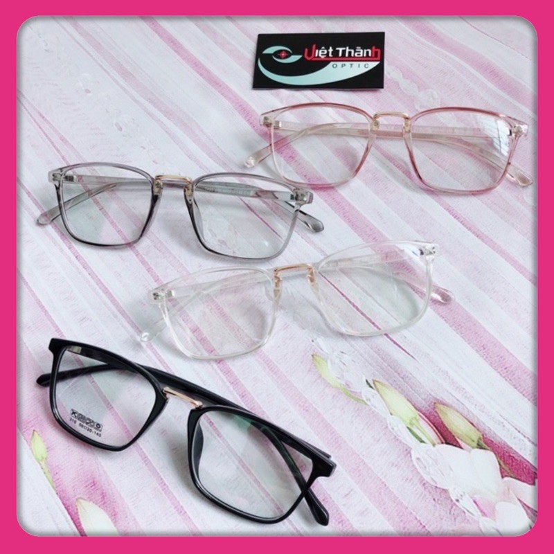 Gọng kính cận dẻo vuông hot 2021 có sẵn cận viễn loạn theo yêu cầu 8210
