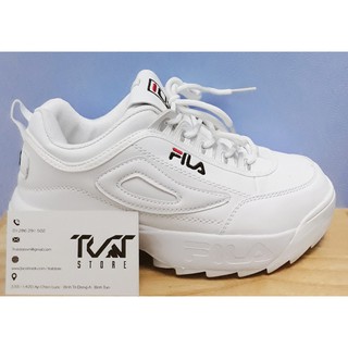 [TẶNG BOX] [Sale GIÁ SỈ GỐC] Giày thể theo FILA trắng nam nữ Giày thể thao nam nữ Giày Sneaker