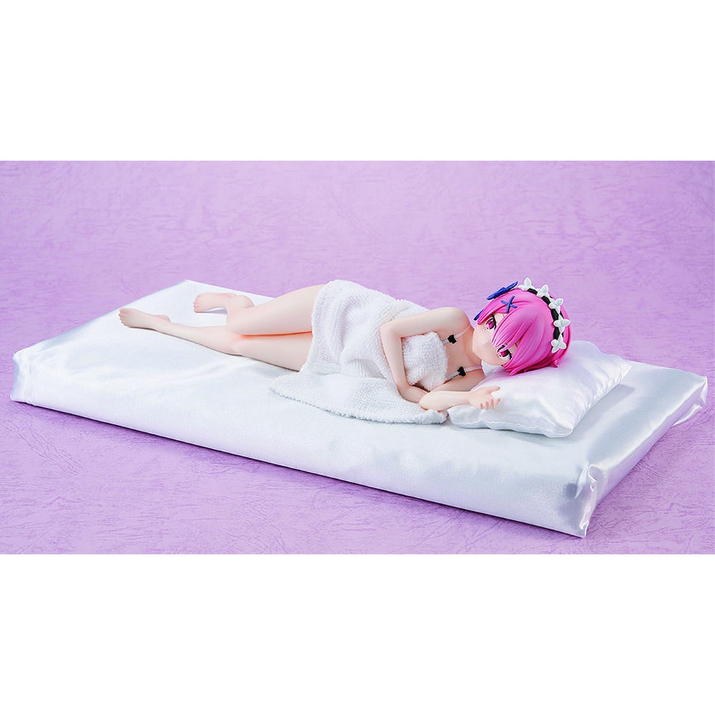 Mô hình tĩnh Re Zero Ram 23cm Sleeping Sharing Blue Lingerie Ver 1/7 Scale Figure KADOKAWA CHÍNH HÃNG NHẬT RZKAKA02