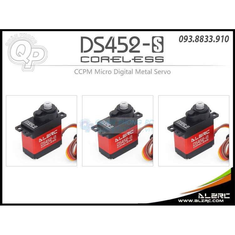 Động cơ Servo micro nhông kim loại ALZRC - DS452-S CCPM