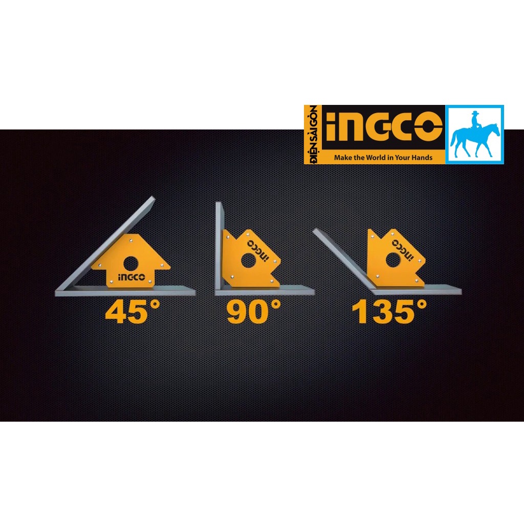 Bộ 6 ke góc hàn nam châm INGCO AMWH6001 Điện Sài Gòn