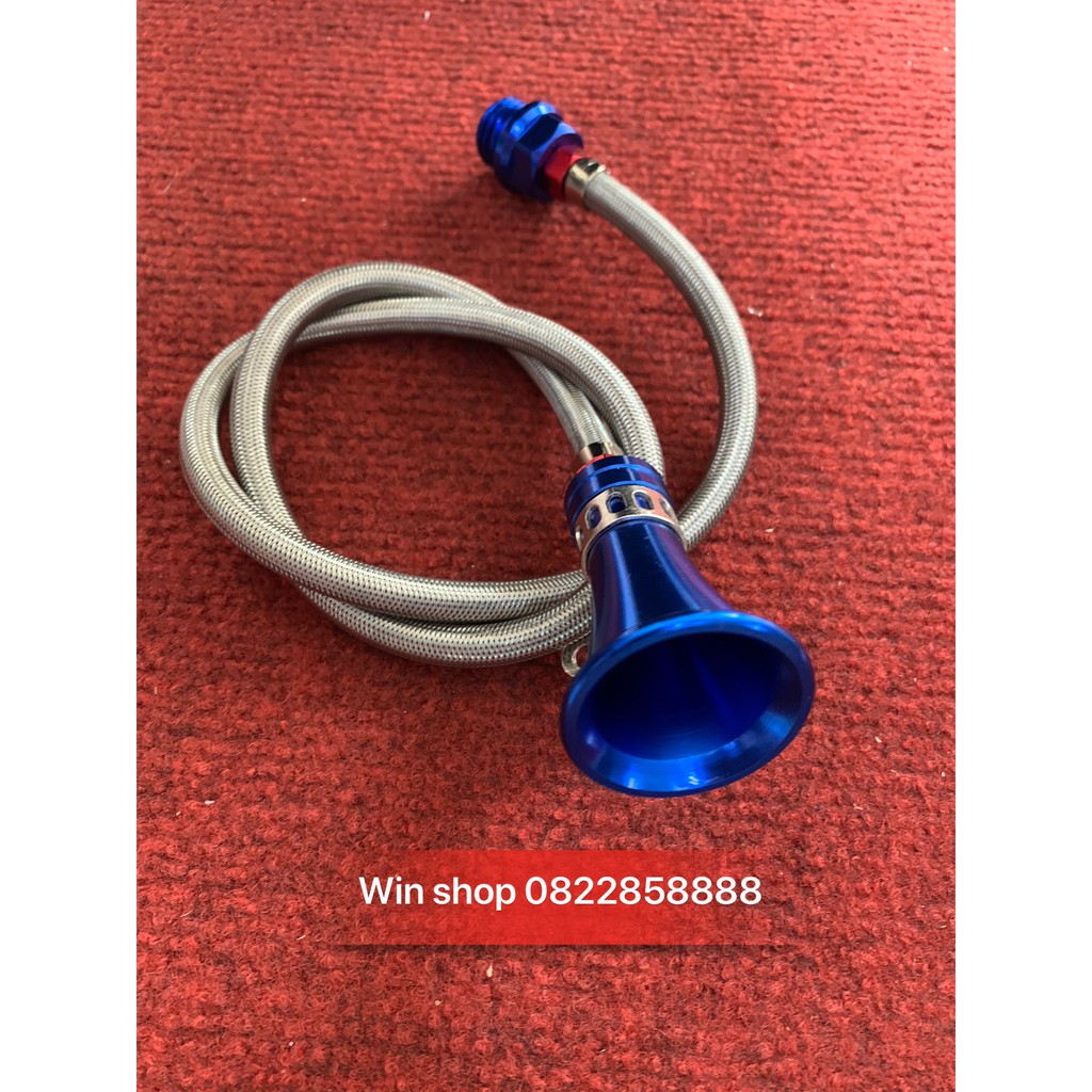 Ống Thông Hơi Làm Mát Máy Dành Cho Các Dòng Xe Máy, Dạng Loa Kèn- Hàng Sịn