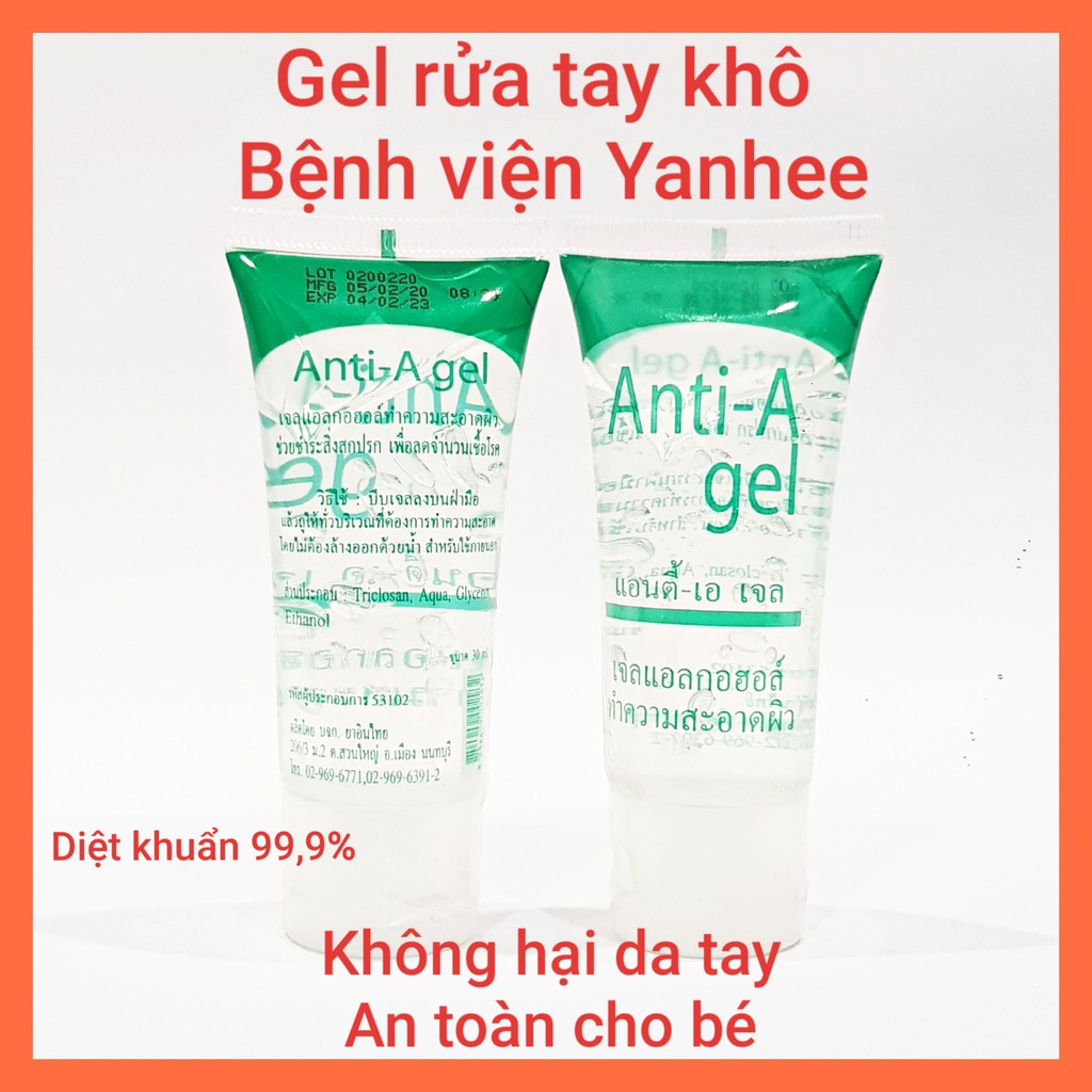 Gel Rửa Tay Khô Nhập Khẩu Từ YANHEE Diệt Khuẩn 99% 30gr