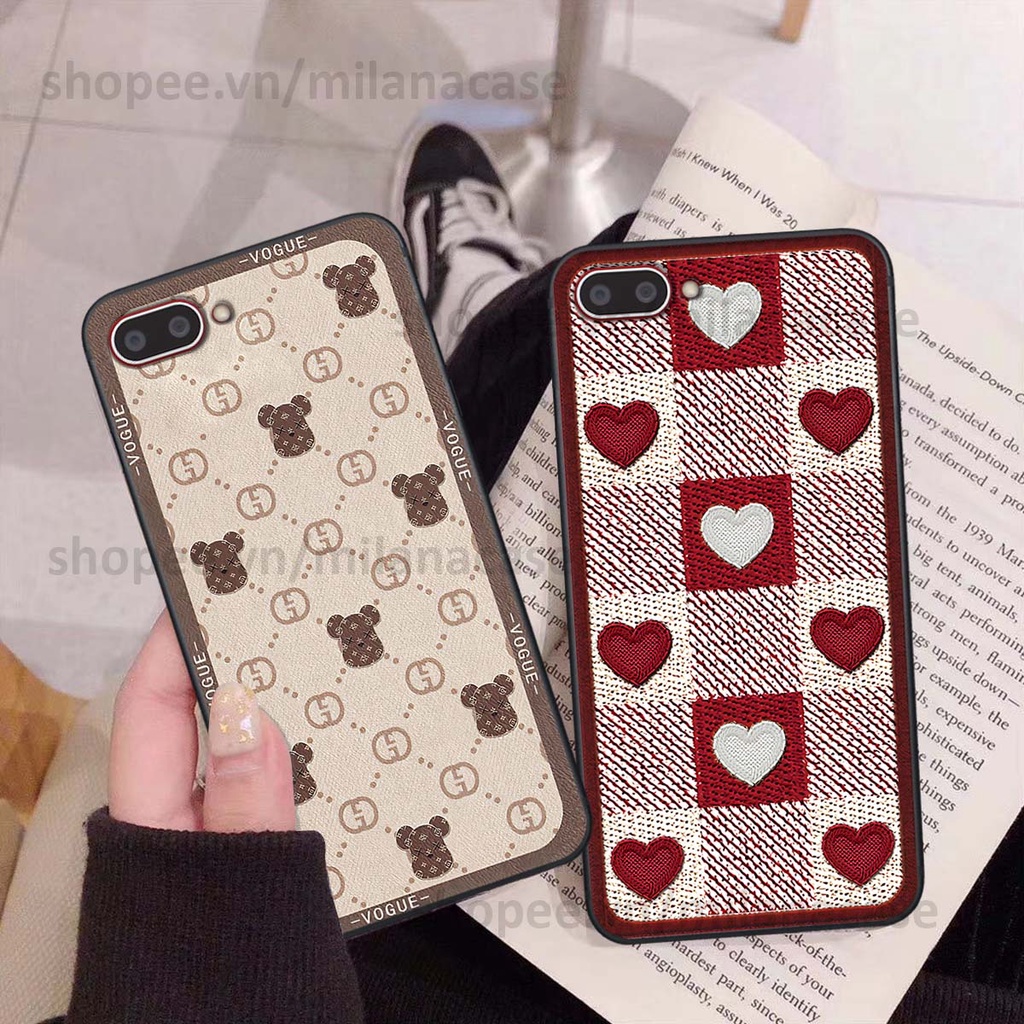 Ốp Oppo A3s / A1k hình trái tim be love tình yêu siêu đẹp, cá tính, thời trang
