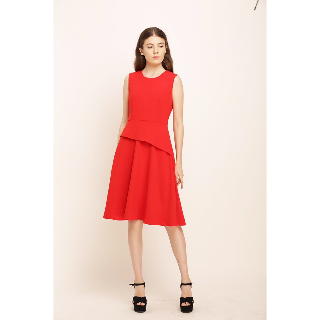 ĐẦM ĐỎ TRƠN XUẤT XỊN D451 | BigBuy360 - bigbuy360.vn