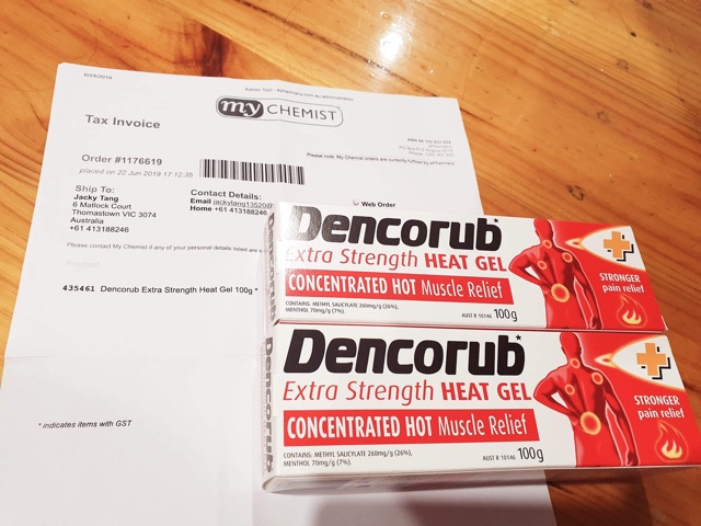 Hàng ÚC- Kem xoa bóp Dencorub Heat Gel bôi chống viêm khớp và đau cơ cực hiệu quả của Úc