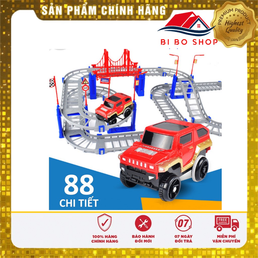 (Rẻ Vô Địch) Đồ chơi lắp ráp mô hình đường ray xe ô tô - 6150 BI BO SHOP