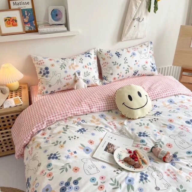 Bộ 4 món cotton living mới