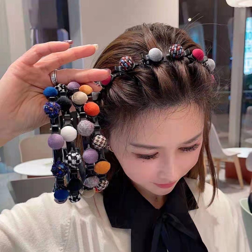 Băng Đô Cài Tóc Phong Cách Vintage Hai Mái Dành Cho Nữ