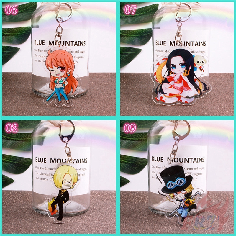 Móc khóa họa tiết nhân vật One Piece 9 kiểu dáng tùy chọn