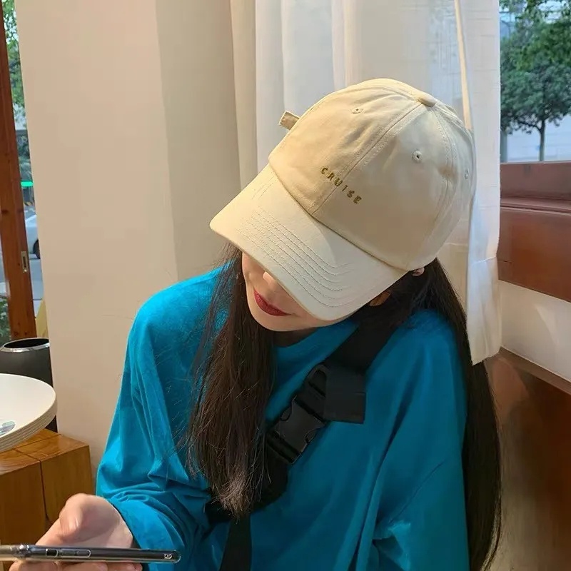 Nón Lưỡi Trai Thêu Chữ Phong Cách Hip Hop Hàn Quốc